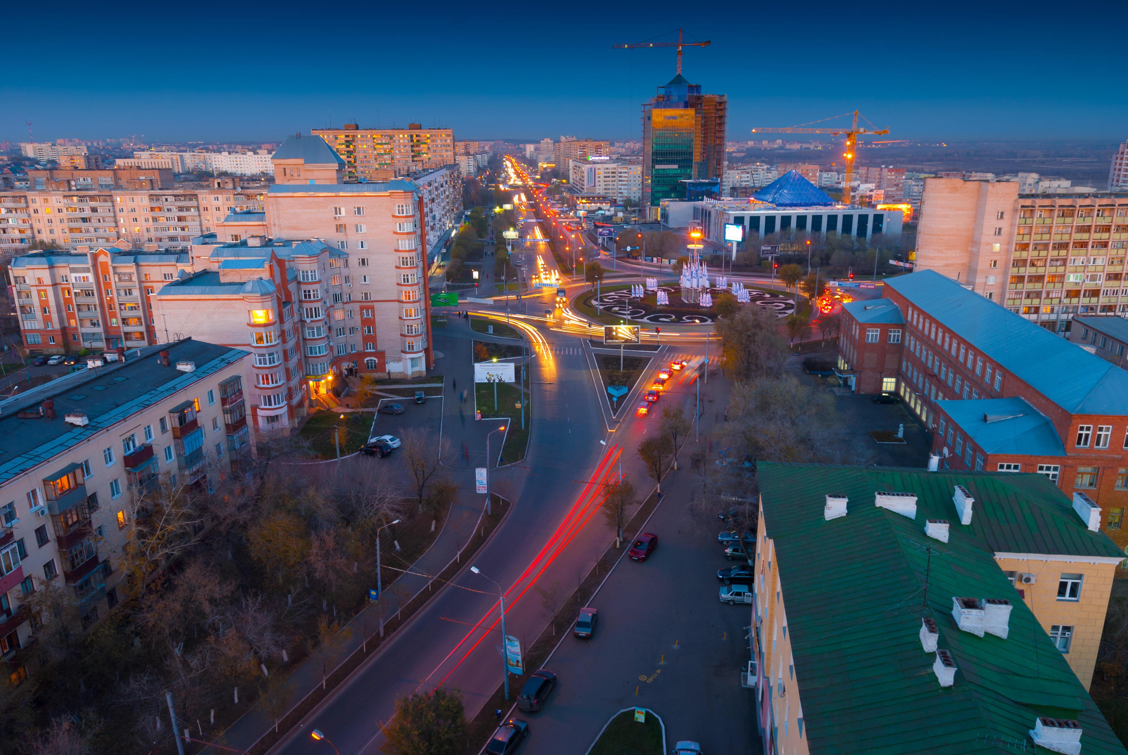 Улица Советская Оренбург вид сверху
