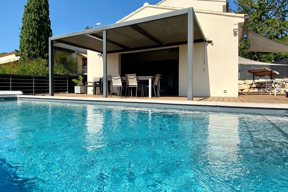 Superb villa, very comfortable. 5 stars. Air conditioning, swimming pool, Jacuzzi and sauna. Rhône-Alpes - Saint-Martin-d'Ardèche visuel 5/5