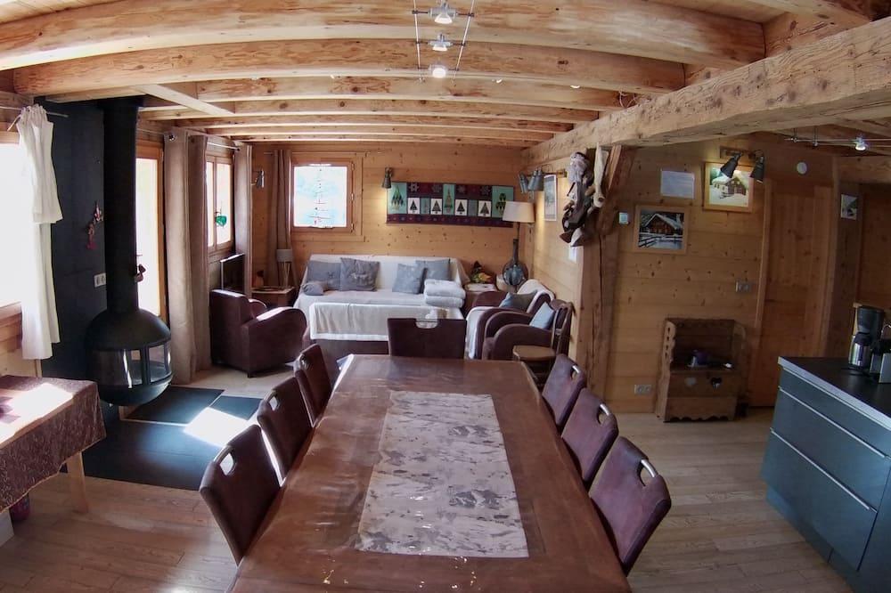 Chalet, breathtaking view free shuttle .10 people - Rhône-Alpes - La Clusaz visuel 3/5 Chalet, breathtaking view free shuttle .10 people - Rhône-Alpes - La Clusaz visuel 3/5