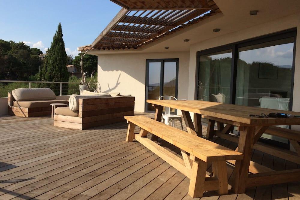 Villa 30m from the beach in the splendid Cala Rossa Estate, swimming pool Corsica - Lecci visuel 1/5