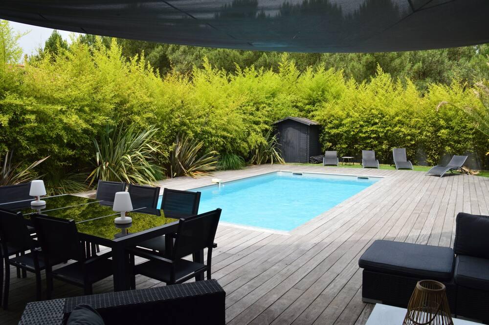 Luxurious Villa, Modern, 10 p., Air Condition, Heated Pisc, Bicycles available, pr. beach / golf Aquitaine - Moliets-et-Maa visuel 3/5 Luxurious Villa, Modern, 10 p., Air Condition, Heated Pisc, Bicycles available, pr. beach / golf Aquitaine - Moliets-et-Maa visuel 3/5