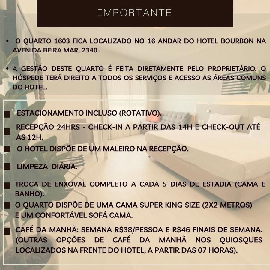 Hotel na Beira Mar de Fortaleza - Vista Mar