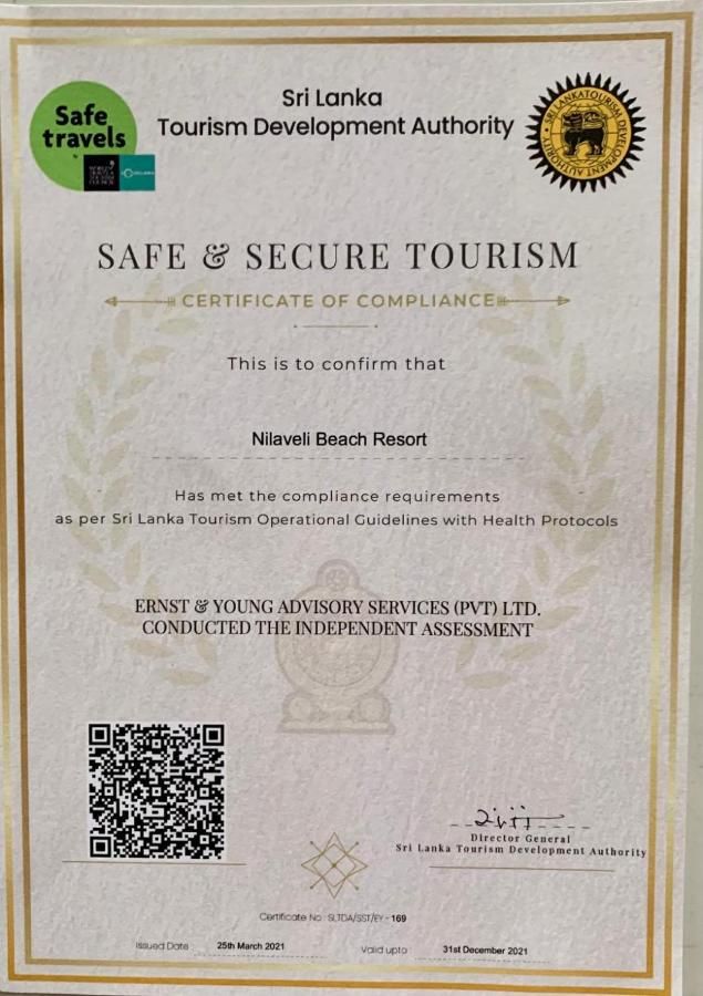 Nilaveli Beach Resort - Level 1 Certified