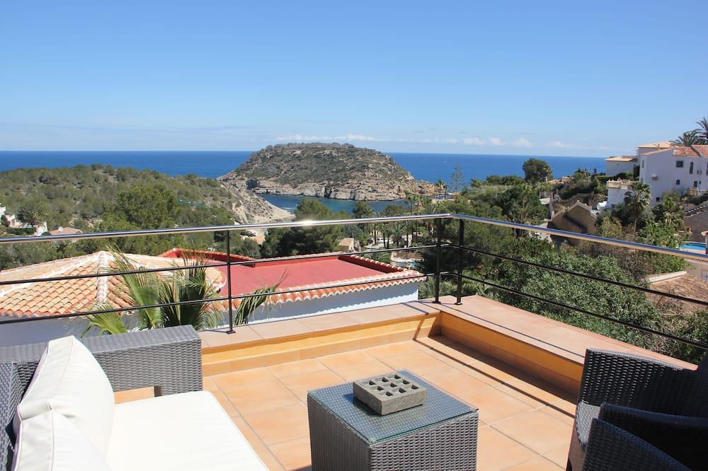 Villa \'Le Verger\' 4min walk from the beach, splendid sea view, heated swimming pool Kust van Valencia - Javea visuel 5/5
