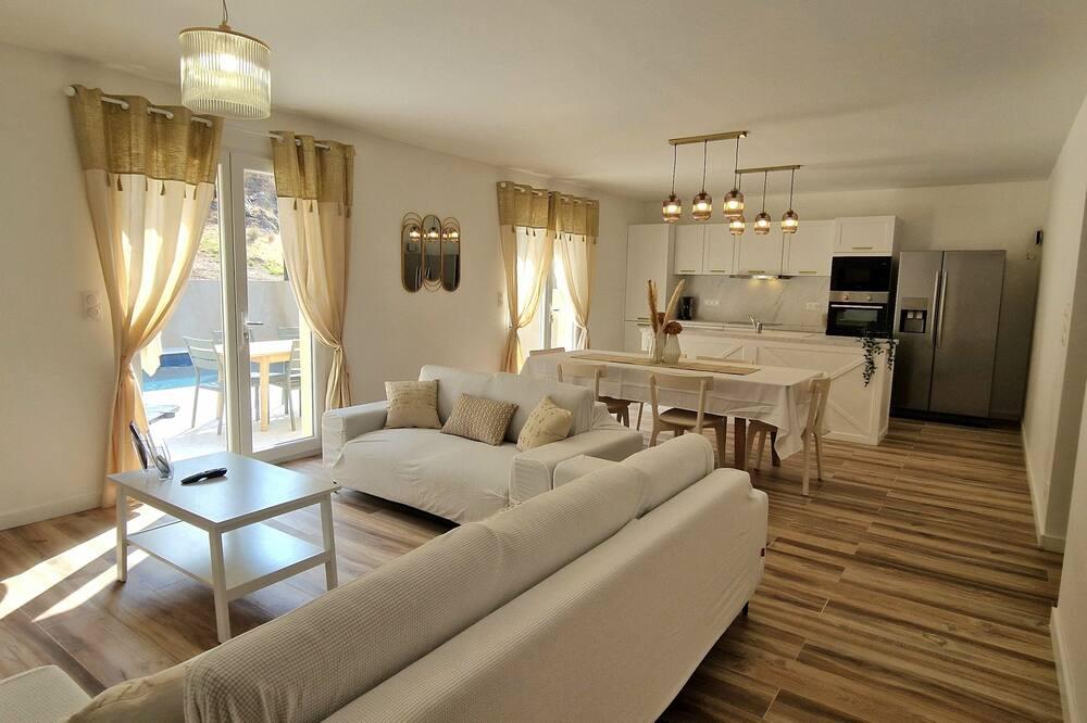 Villa, heated pool, air conditioning, wifi, river 1km, beach 6km, 4 bedrooms Corsica - Galerij visuel 3/5