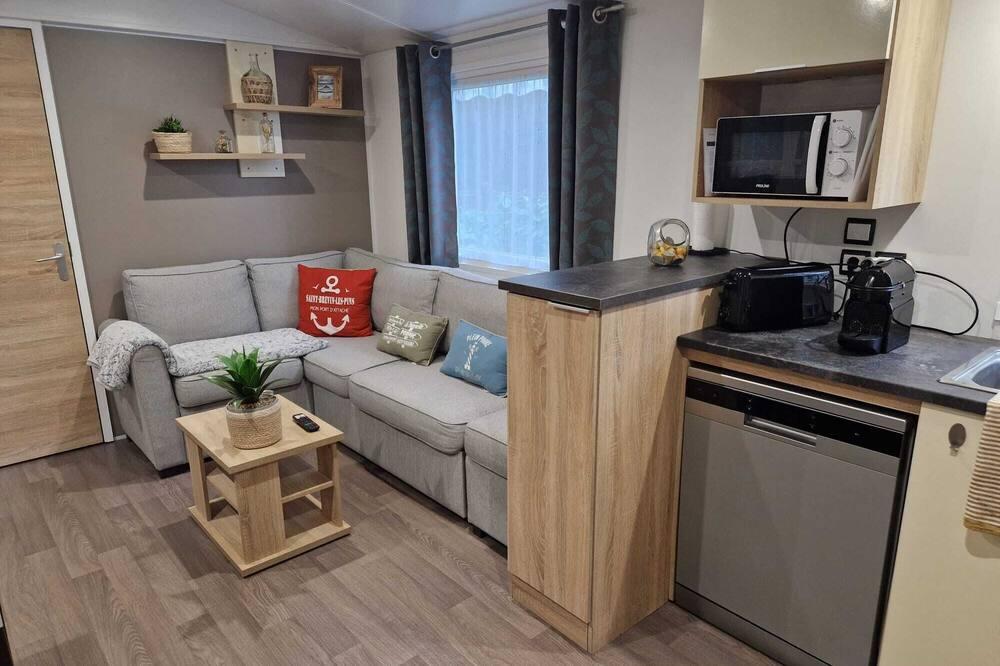 Mobil home tout confort 3 chambres camping Les Pierres Couchées Pays de Loire - Saint-Brévin-l'Océan visuel 4/5