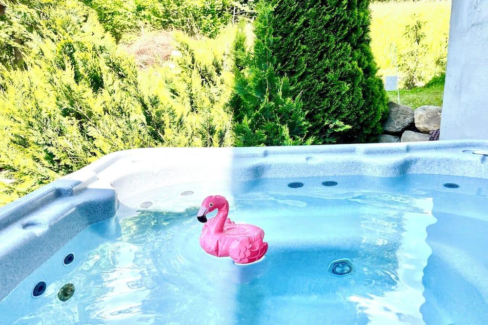 Mazot Xel-Ha Sauna, Spa, wood-burning stove, Wifi, south-facing terrace, all comforts. Rhône-Alpes - Saint-Jean-de-Sixt visuel 2/10