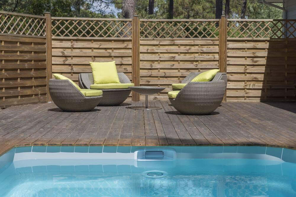 Proche Plages Sud et Centre Village. Villa Avec Piscine Dans Résidence Calme Aquitaine - Lacanau visuel 2/10