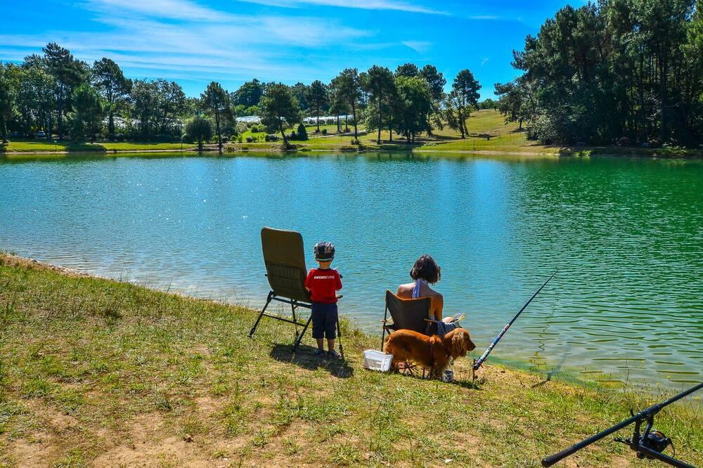 Mobile home near a fishing pond Aquitaine - Douville visuel 5/10 Mobile home near a fishing pond Aquitaine - Douville visuel 5/10