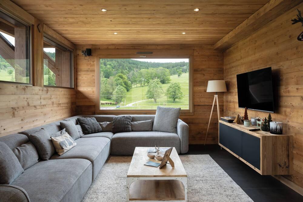 Le Grand V, chalet de luxe avec piscine intérieure Lotharingen - Clefcy visuel 5/5 Le Grand V, chalet de luxe avec piscine intérieure Lotharingen - Clefcy visuel 5/5