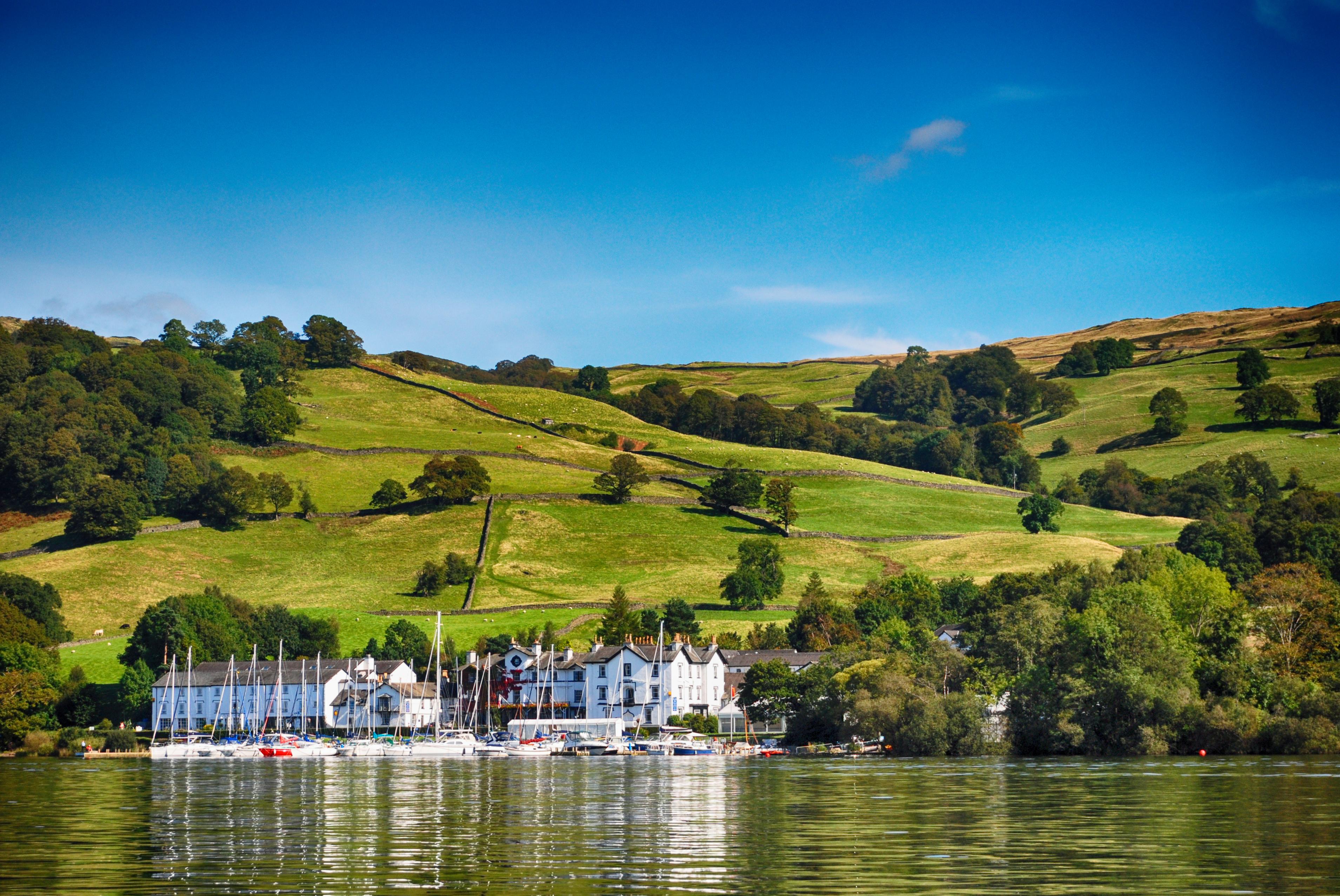 Jetty At Windermere, English Lake District. Cumbria, England, extending out  in t , #affiliate, #Lake, #District, #Cumbria, #Jetty… | Lake district,  Windermere, Lake