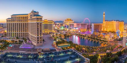 A couple of Las Vegas hotels are offering a work-from-Vegas travel