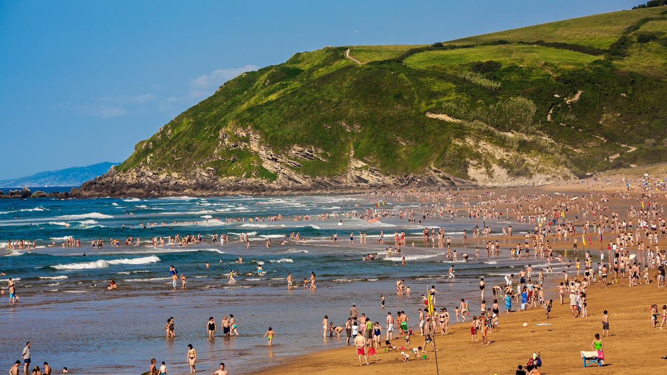 Hoteles en Zarautz Beach