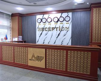 New Baku Hotel - Baku - Front desk