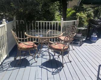 Room #3 at the Historic Port Albert Inn in beautiful Port Albert, Ontario - Goderich - Balcony