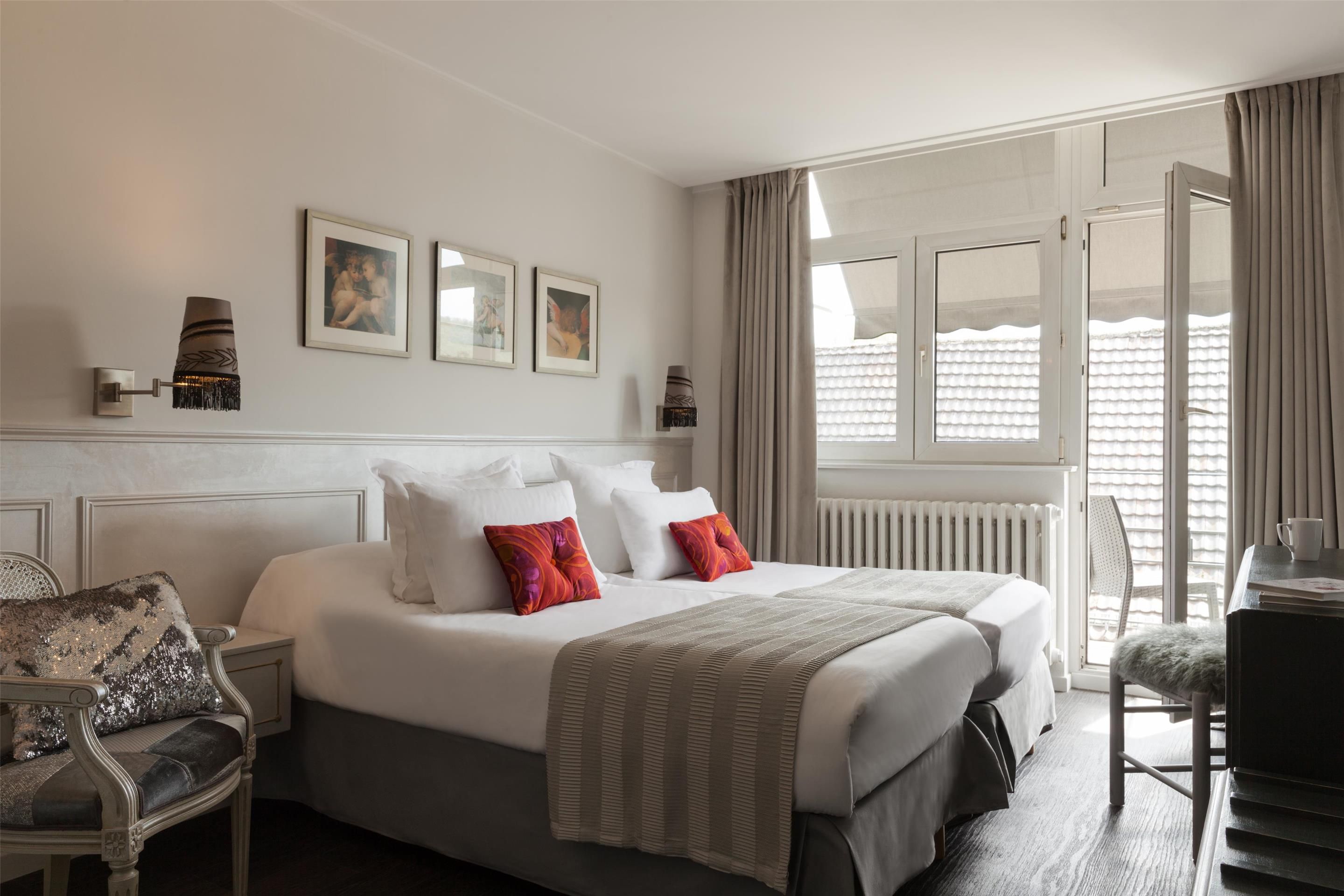 The Originals City, Hôtel de l'Ange - Gebweiler - Schlafzimmer