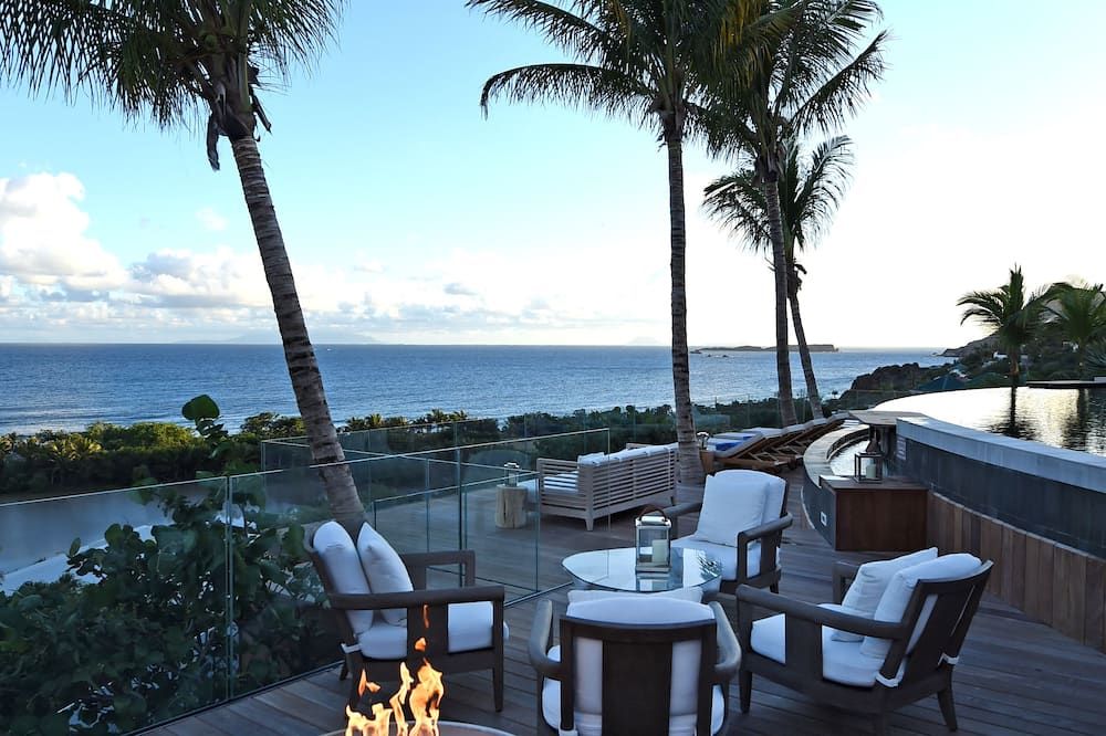 لو تويني أوتل آند بيتش كلوب - Gustavia - شرفة