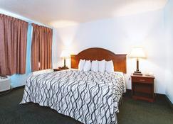 Sky-Palace Inn & Suites Wichita East - Deluxe Suite 1 King Bed Ns Oversized - Wichita - Bedroom