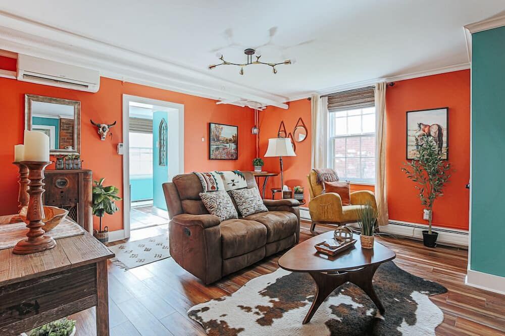 Living room view of The Urban Cowboy