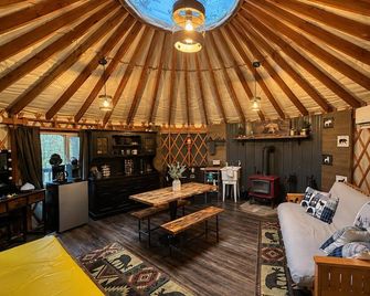 Secluded Off Grid Mountain Yurt with Power and Starlink - Garden Valley