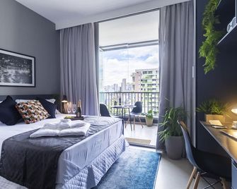 Estúdios ao lado do Allianz Park, Piscina, Vaga - Sao Paulo - Bedroom