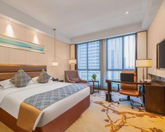 Purple Gold Hotel - Yancheng - Bedroom