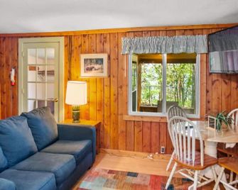 'West View Cabins' on Ostego Lake - Cabin #3 - Waterfront and on Trail 7 - Gaylord - Living room
