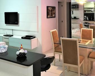 Apartment 2 Bedroom Suite Closet Quiet Leisure Security Trade - Rio de Janeiro - Dining room