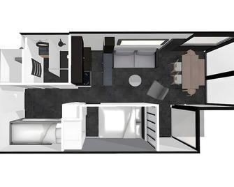 Appartement 6 couchages Val Thorens - Val Thorens - Floorplan