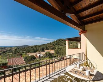 Modern Villa Chia With Stunning sea View - Domus de Maria - Balcony