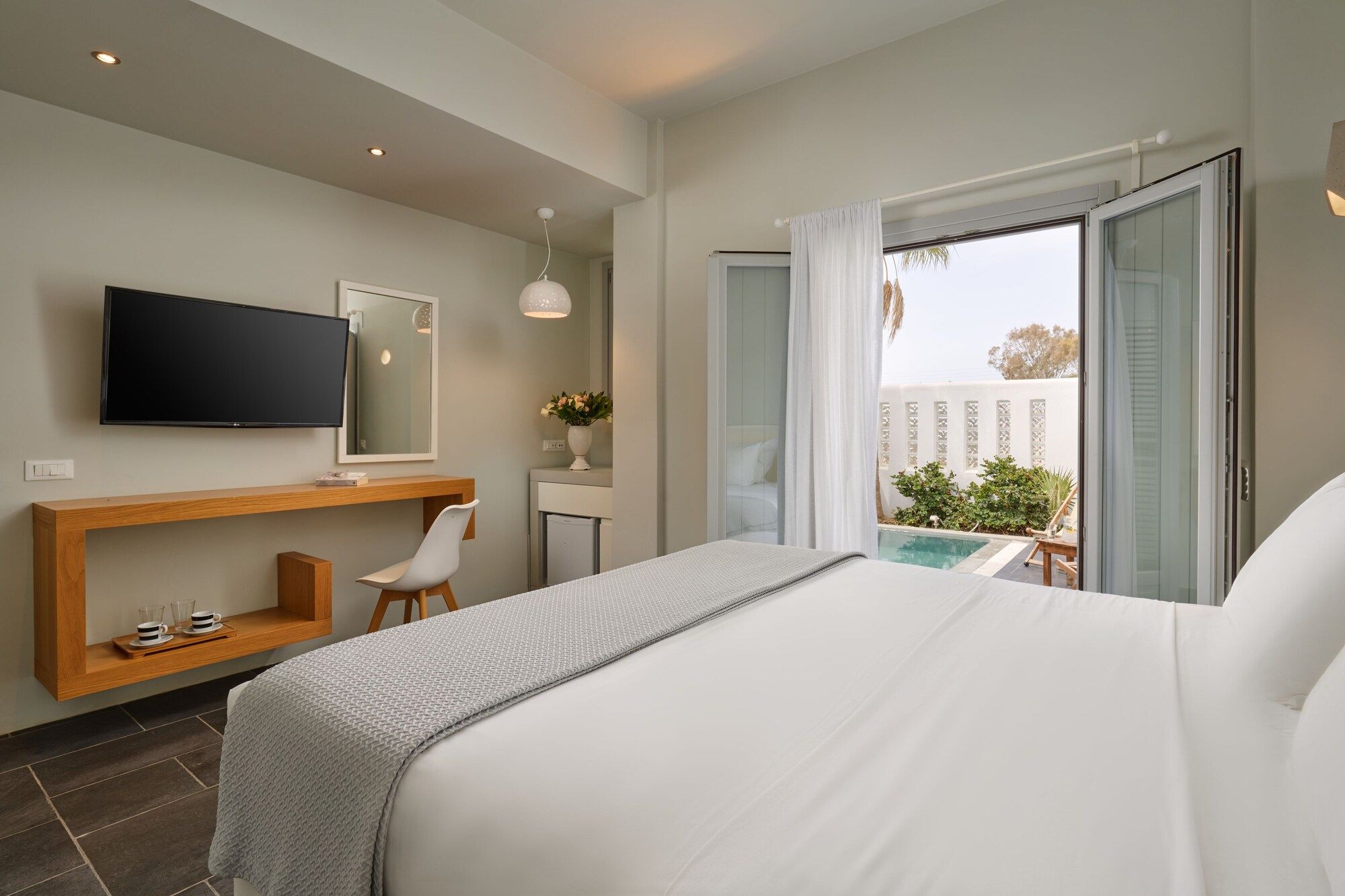 Meltemi Village - Perissa - Schlafzimmer