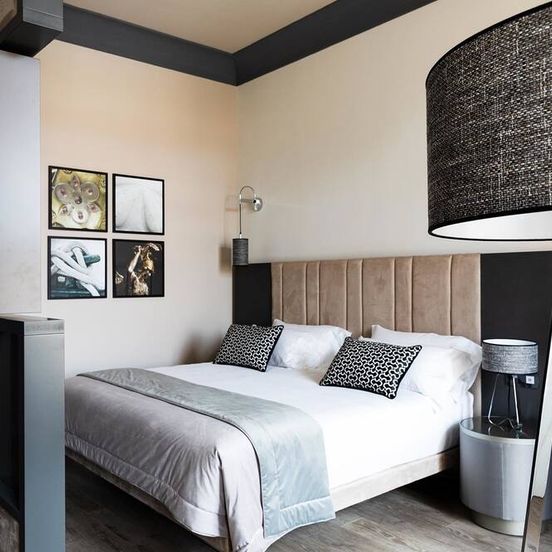 Bedroom view of Amadomus Luxury Suites