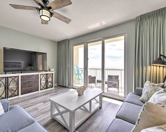 Panama City Beach Condo w/ Free Beach Service! - Panama City Beach - Pokój dzienny