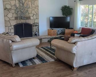 Lakefront Secluded Home,~ Sandy Sheltered Cove ~ Serene Location..All 'Ssses' - Clearlake - Wohnzimmer