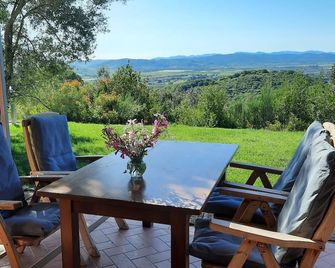 Holiday House In An Idyllic Secluded Location - Nature And Culture - Near The Sea - All Year Round - Suvereto - Balcón
