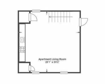 The Lily Pad Modern Cottage In The City - Mobile - Floorplan