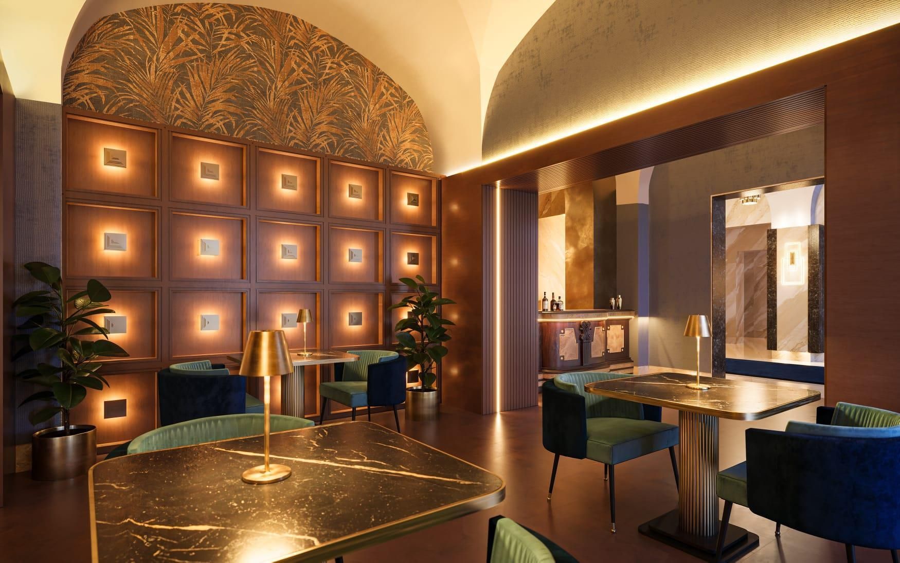 Tivoli Palazzo 1880 Lecce Hotel - לצ'ה - חדר אוכל