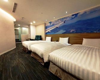 Ximen Airline Hotel - Taipei City - Bedroom