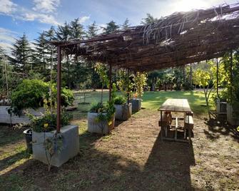Independent studio-house with garden and pool on a beautiful Costa Brava estate - Vall-llobrega - Patio
