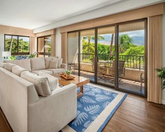 Kaanapali Alii-3 Bedroom Ocean Views - Lahaina - Living room