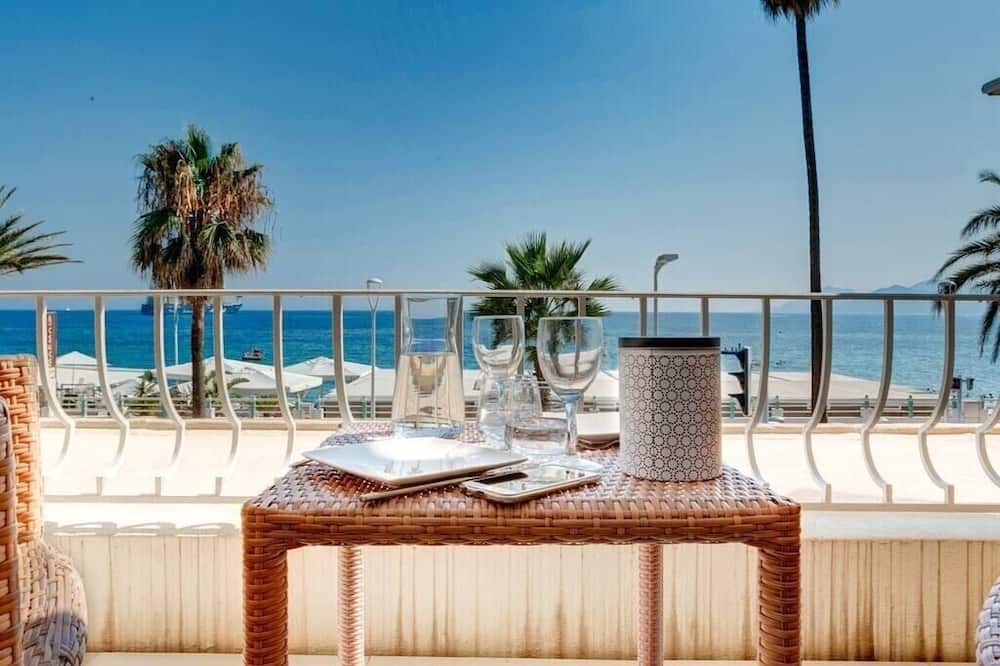 Immogroom - 3 Sea View Panoramic Terrace - 1 Min Beach - Congressbeach - كان - شرفة مرصوفة