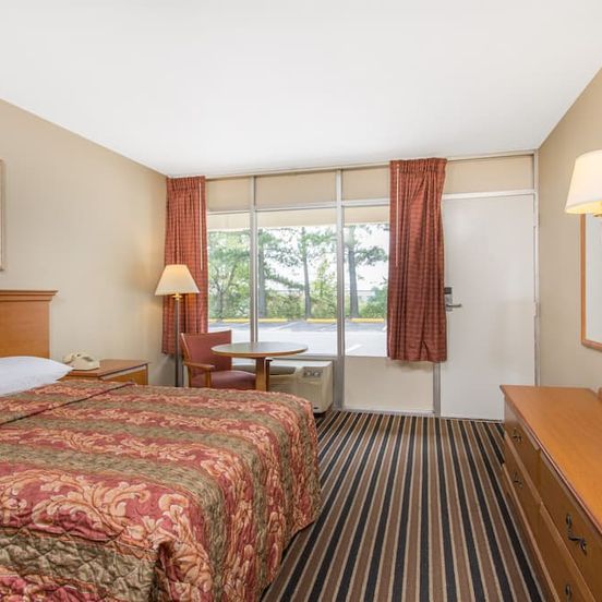 Bedroom view of Garden Inn