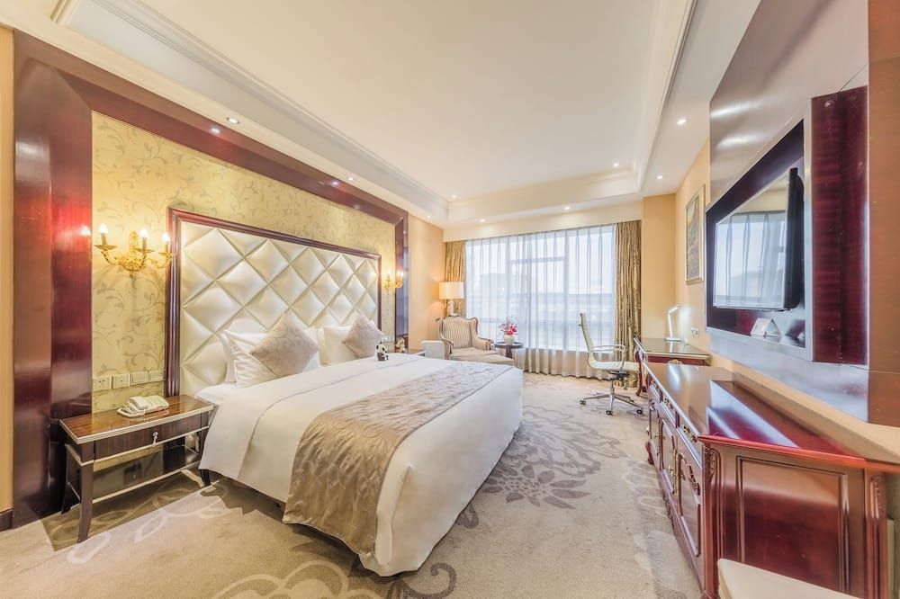 سوفيس جينيوان هوتل - تشنغدو - غرفة نوم