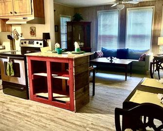 Downtown in this cozy pet and family friendly mid century cottage - Blue Ridge - Living room