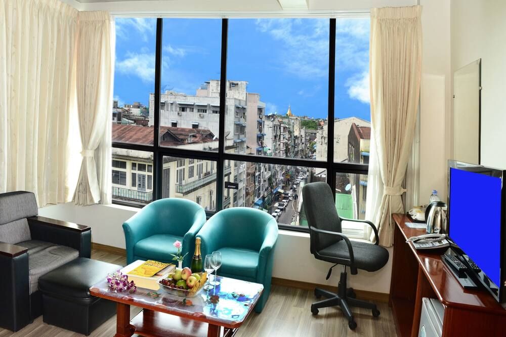 Hotel Grand United (Chinatown) - יאנגון - חדר שינה