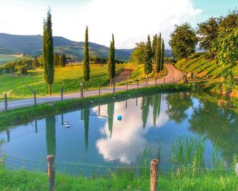 Pretty Farmhouse With Terrace - Radda In Chianti - Vista del exterior