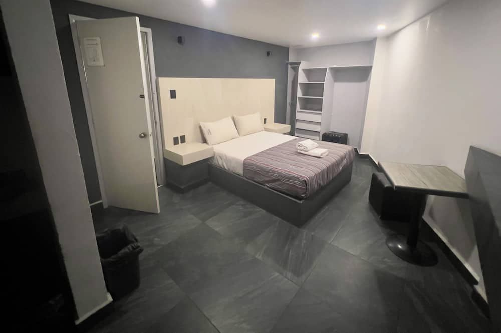 هوتل أكواريو سي دي إم إكس - سنترال ديل نورتي - مكسيكو ستي - غرفة نوم