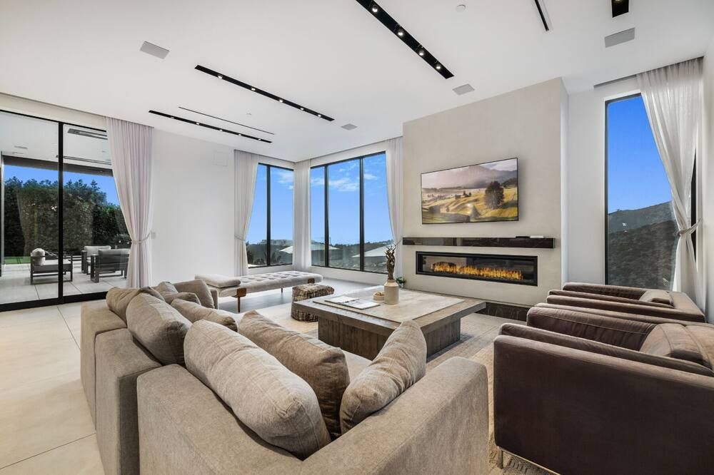 Linda Flora Modern Estate- Stunning Bel Air Modern Masterpiece - לוס אנג'לס - סלון