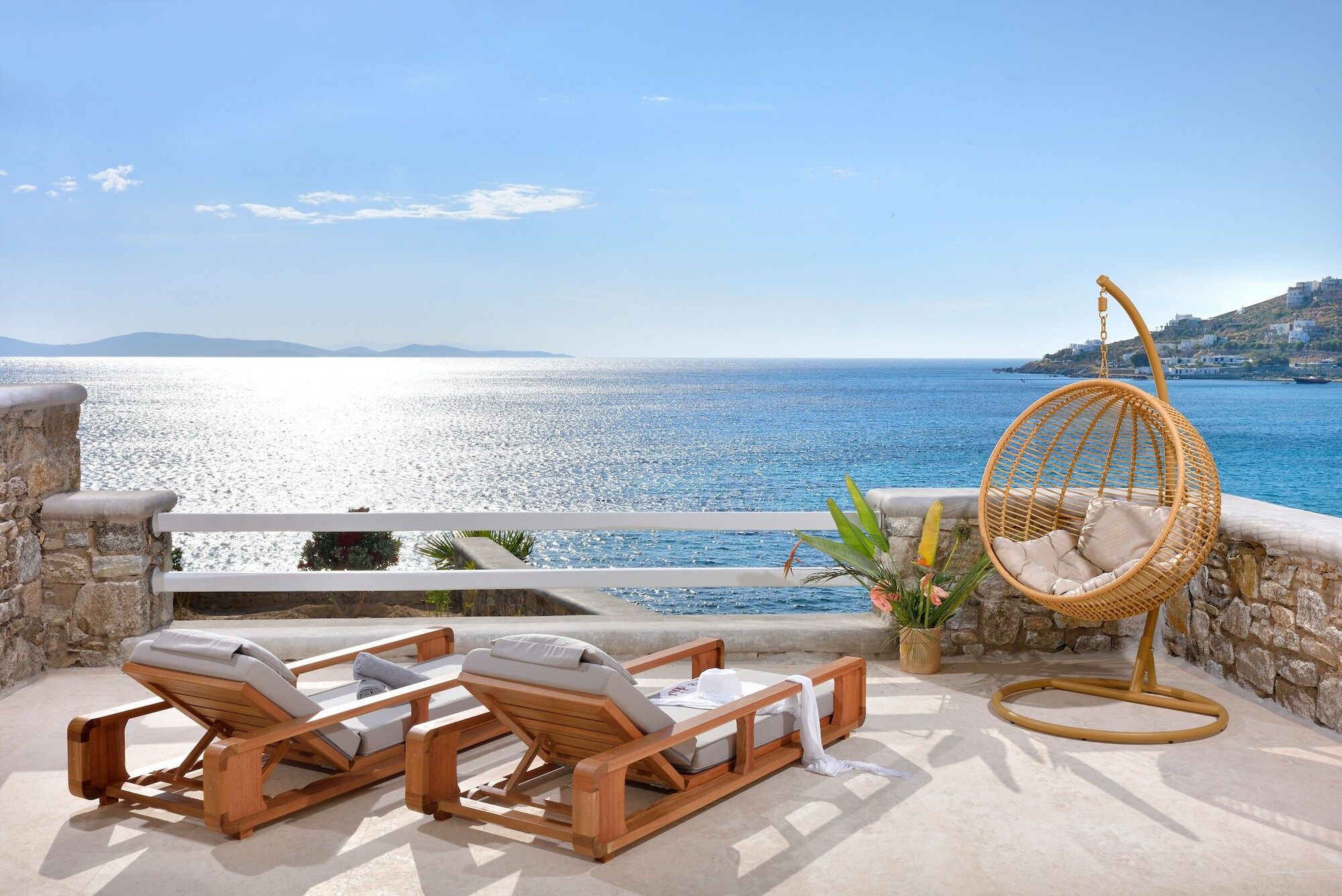 Anax Resort & Spa - מיקונוס - מרפסת