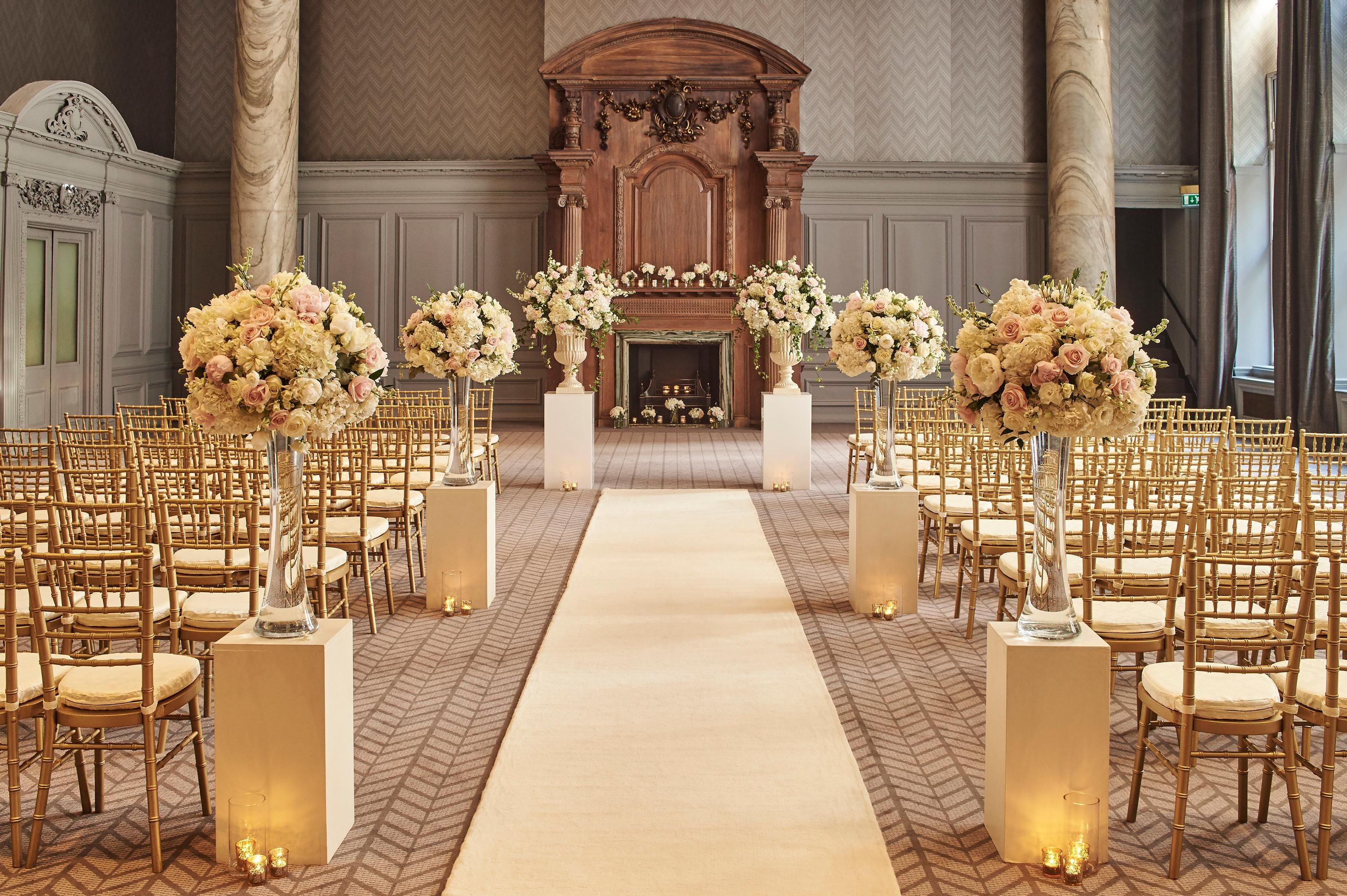 Banquet hall view of Voco Grand Central Glasgow